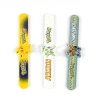 Silicone children's patting rings, Pikachu solid color patting wristbands, multi-color printing, in-mold heat transfer printing Specification image